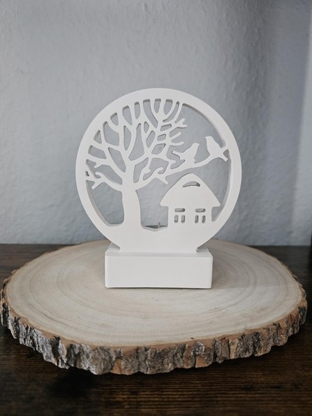 Einschieber Baum und Haus