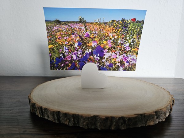 Herz als Bildhalter